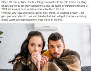 50 off heating repair dec