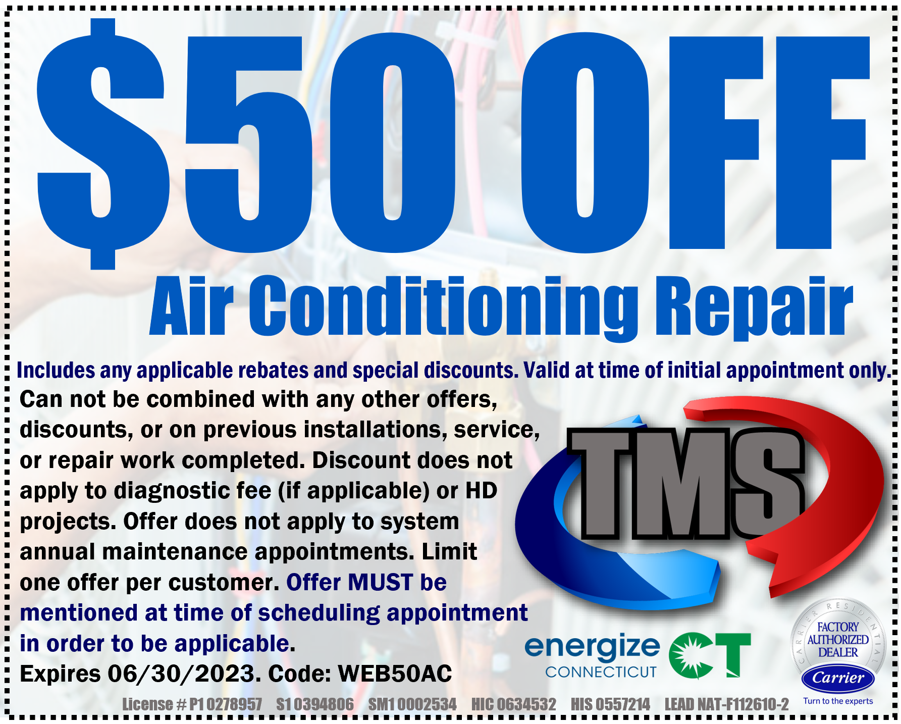 AC Repair in Connecticut | Air Conditioning Repair Service | TMS Comfort 